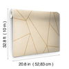 Nazca Almond & Gold Wallpaper thumbnail 7