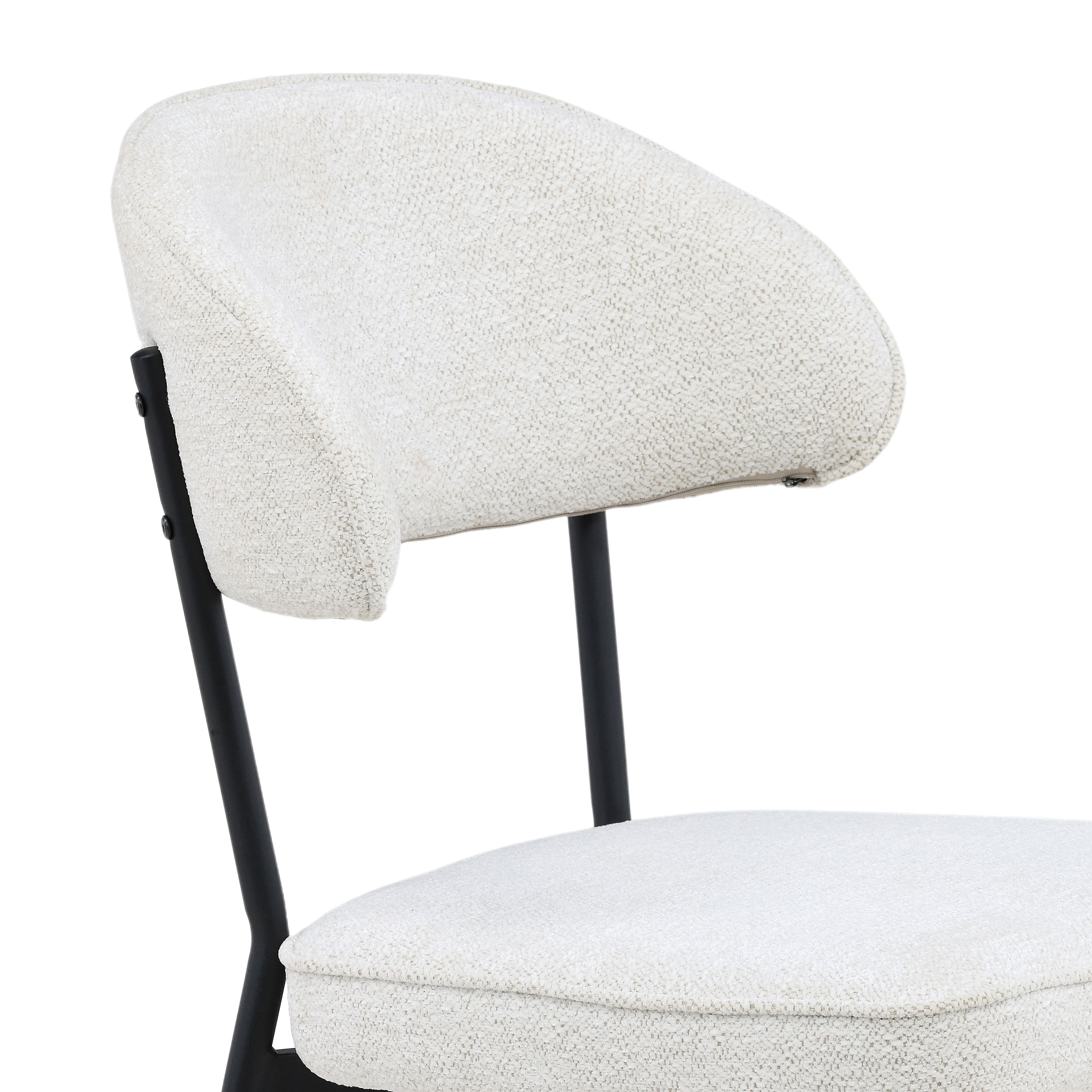 Mira Dining Chair Set of 2 Cream large image 