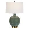 Nataly Aged Green Table Lamp, by Uttermost, 18" width x 26" height x 18" depth thumbnail 1