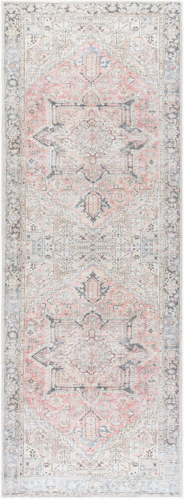 Darling Machine Woven Rug, by Surya, 7'2.61" length x 2'7.49" width