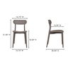 Kent Outdoor Dining Chair Taupe - Set Of Two thumbnail 8