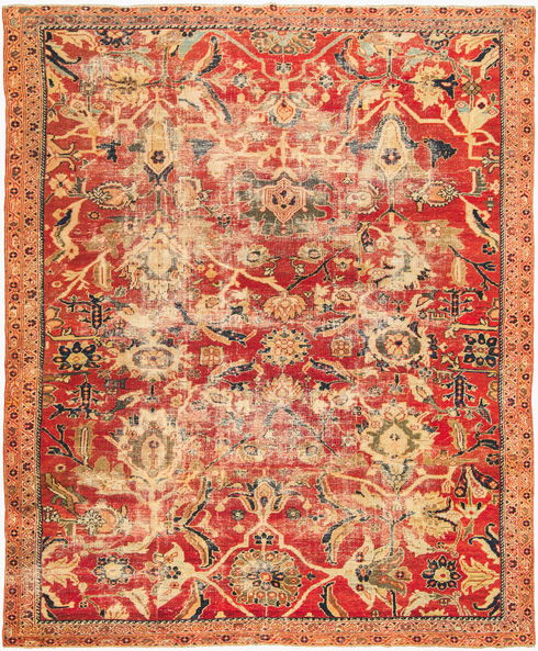 Antique One of a Kind Handmade Rug