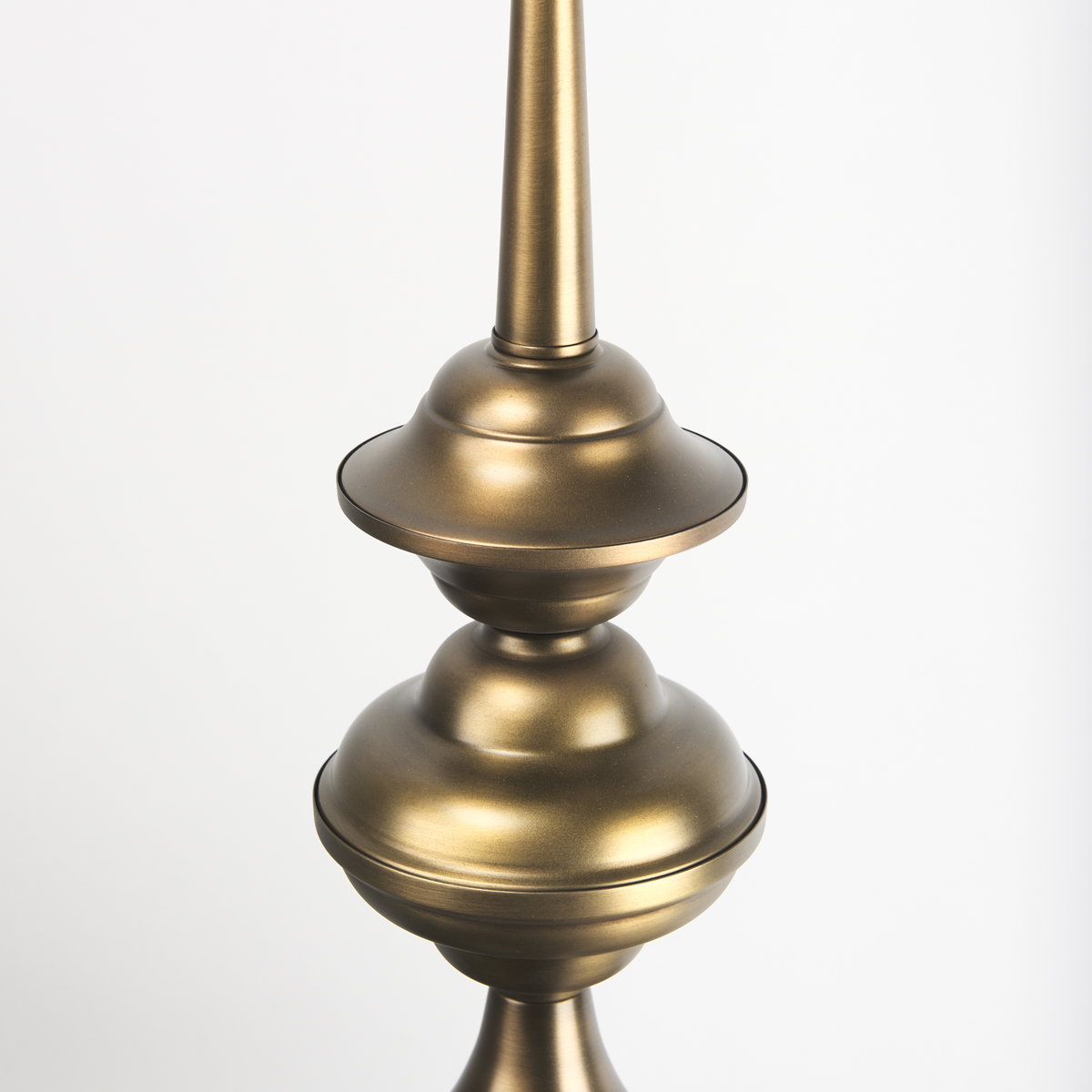 Willson  Black Iron with Antique Brass Dome Pendant Light, by Mercana, 17" length x 17" width x 29" height View 8