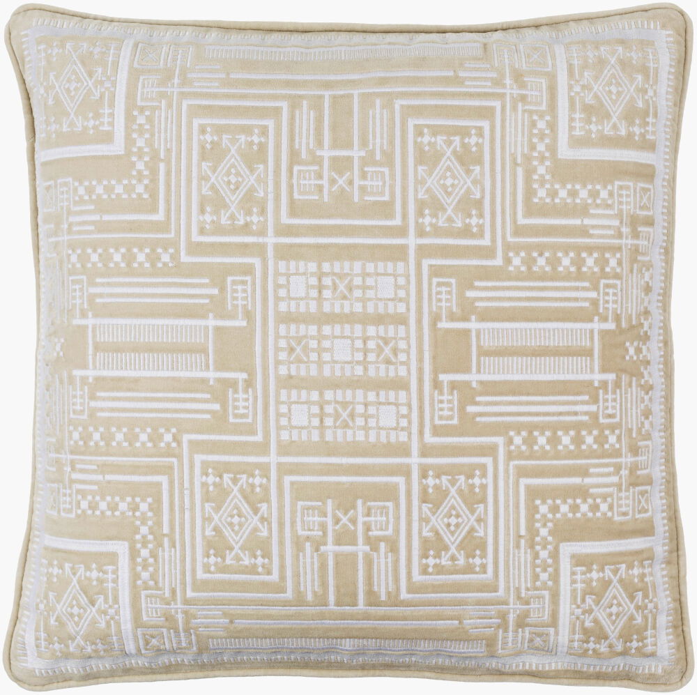 Camaxtli Accent Pillow Poly, Decorative Pillow by Surya, 18" length x 18" width