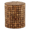 Rami Side Table Natural, Side & End Table by Dovetail, 15.75" width x 17.91" height x 15.67" depth thumbnail 1