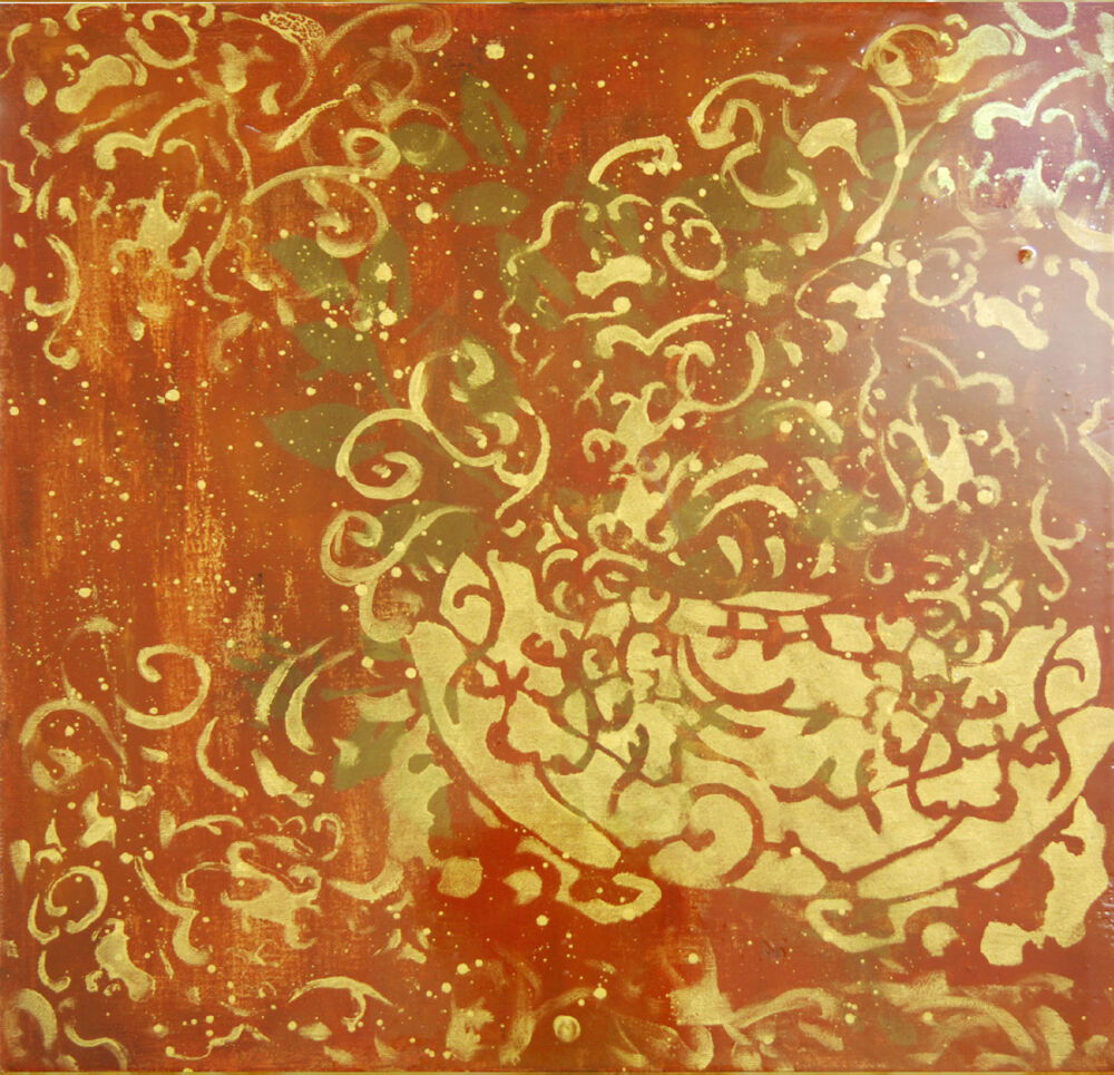 Surya Wall Decor, Painting, 24" width x 24" height