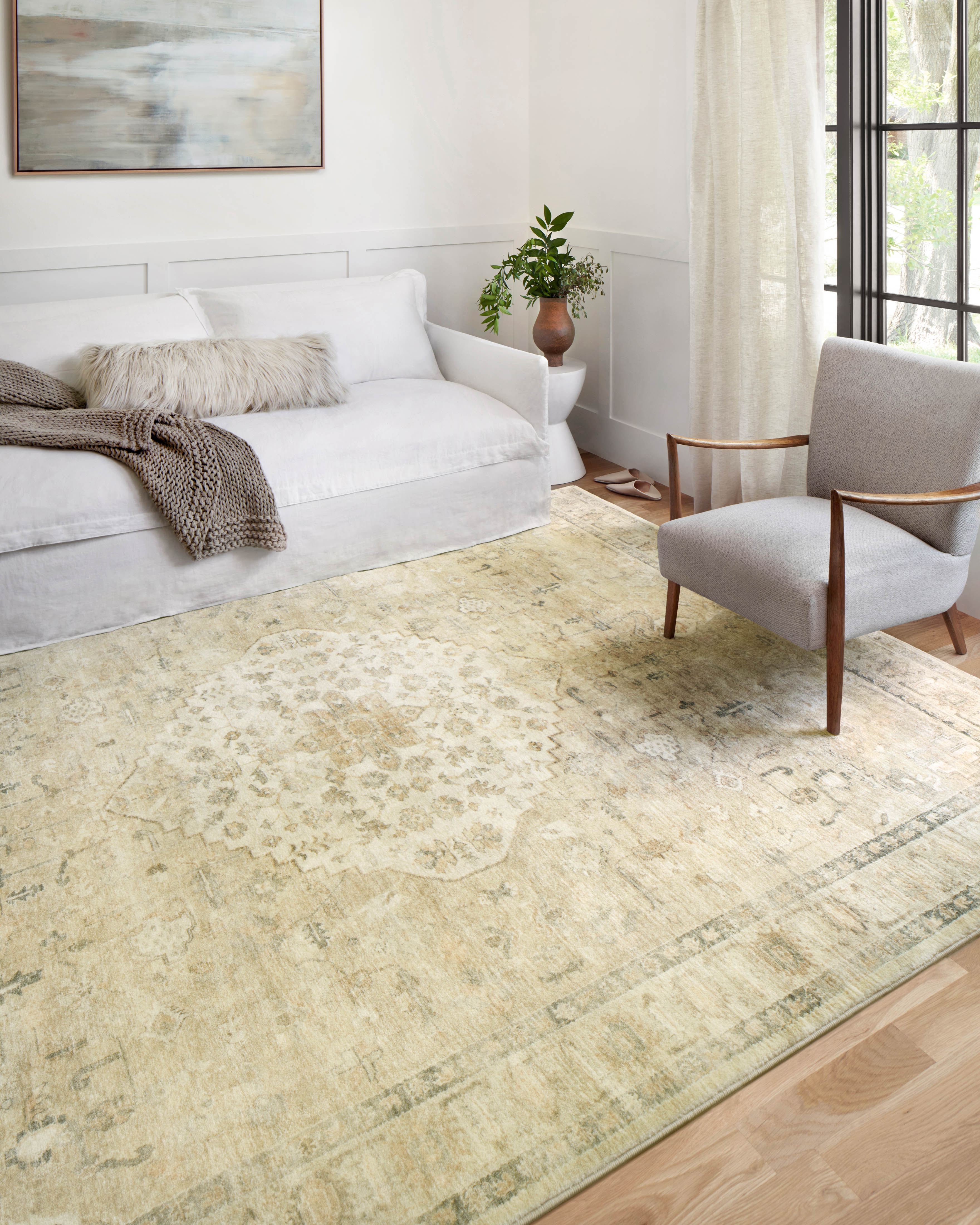 Loloi II Rosette Rug large image 