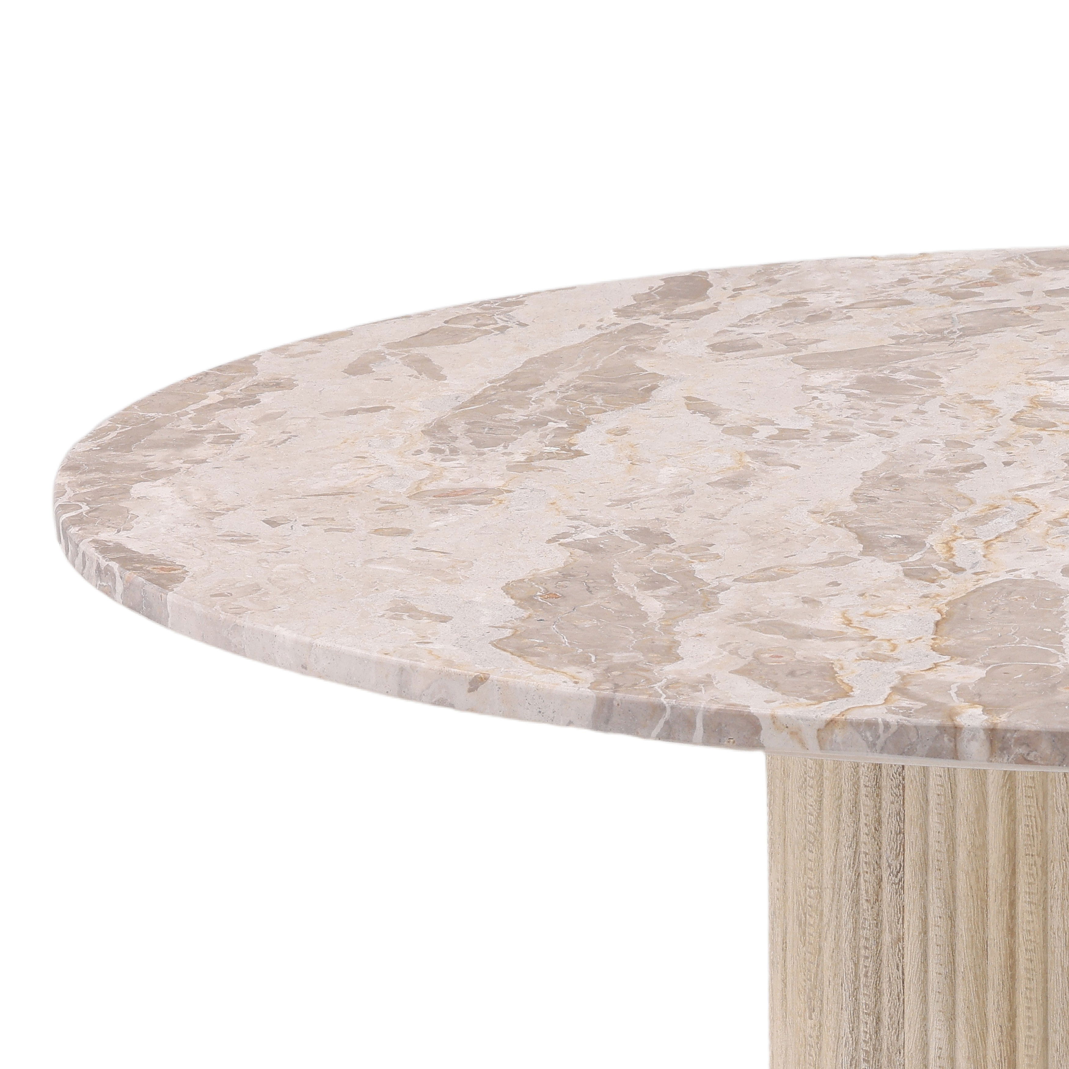 Nyla Dining Table Light Natural large image 