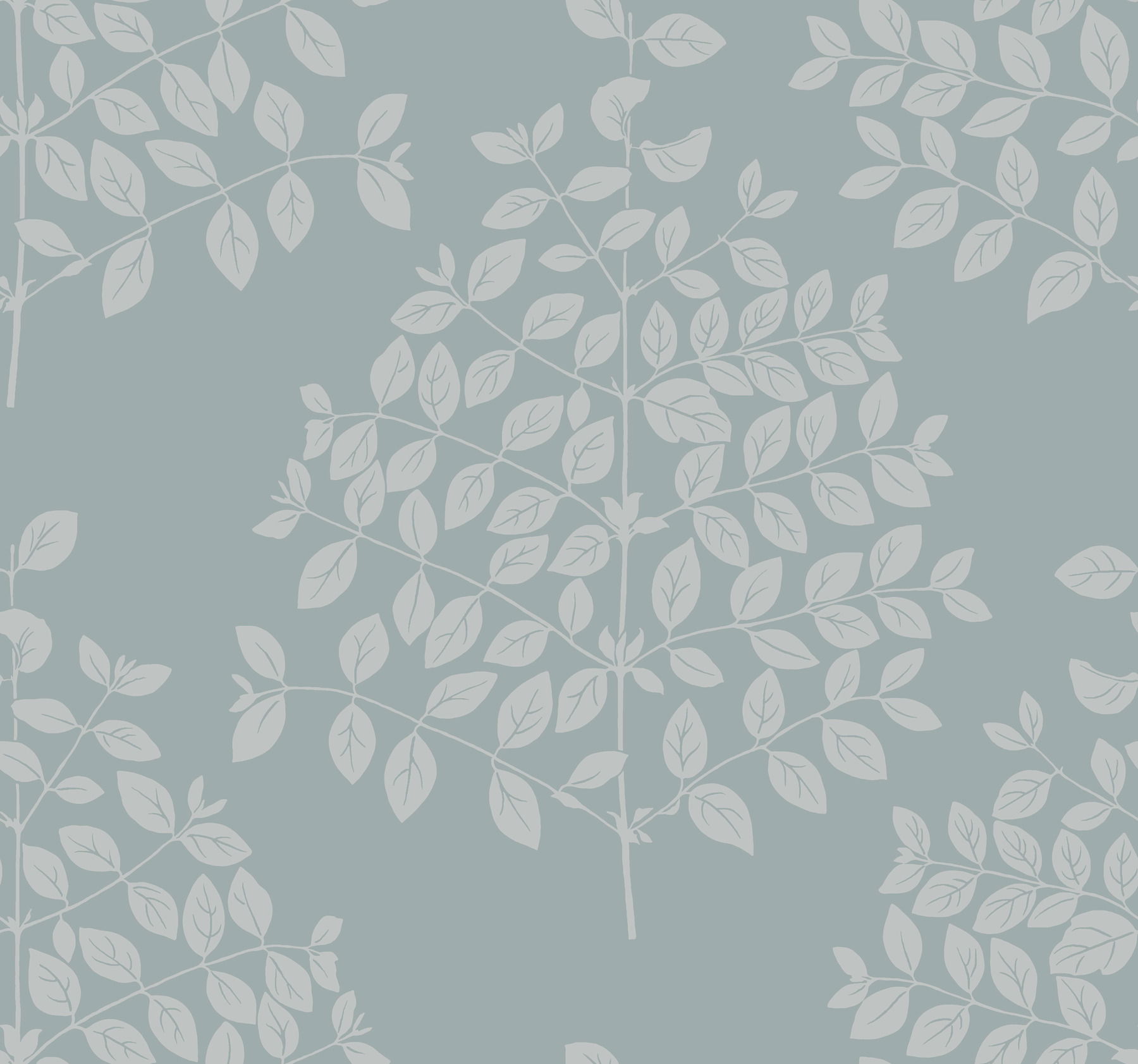 Tender Grey & Blue Wallpaper large image 