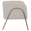 Jacobsen Off White Shearling Accent Chair, by Uttermost, 27" width x 29" height x 27" depth thumbnail 5