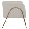 Jacobsen Off White Shearling Accent Chair 4 Jacobsen Off White Shearling Accent Chair thumbnail 4