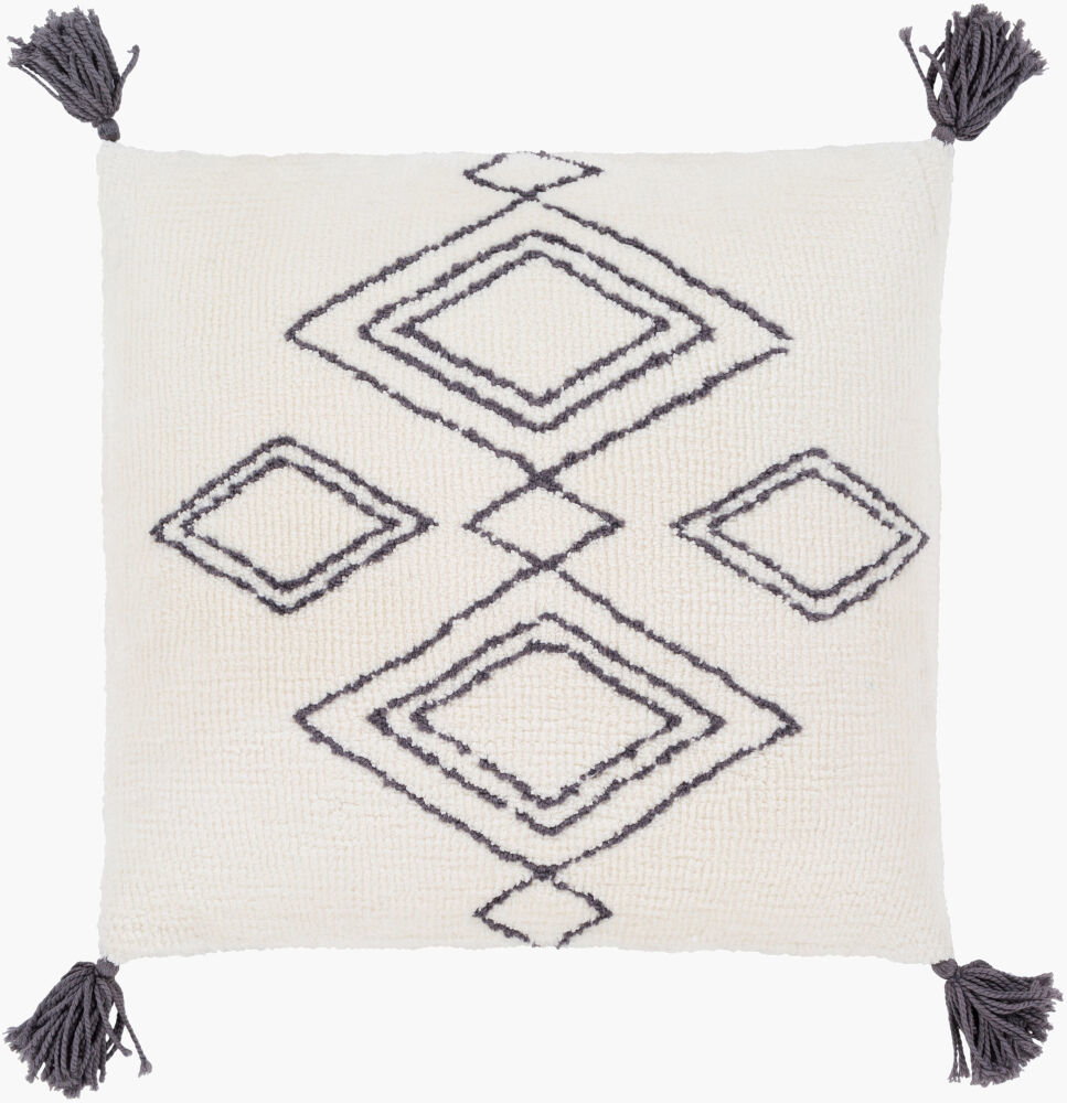 Braith Accent Pillow, Decorative Pillow by Surya, 18" length x 18" width