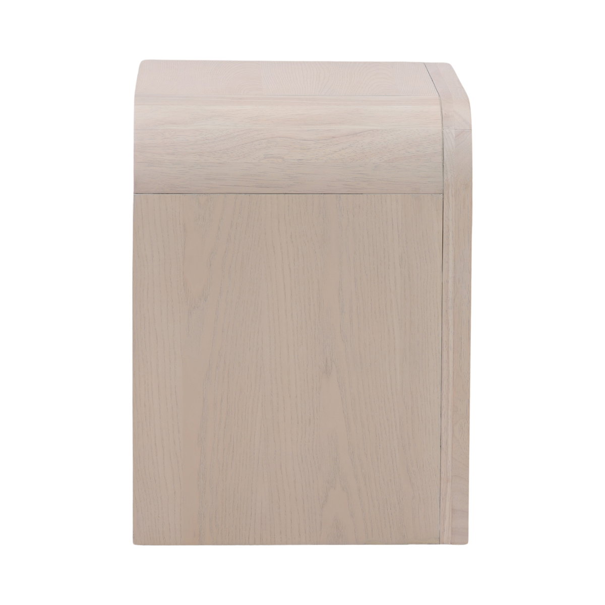 Portland Nightstand Bleach Natural, by Dovetail, 25.6" width x 24" height x 18.18" depth View 3