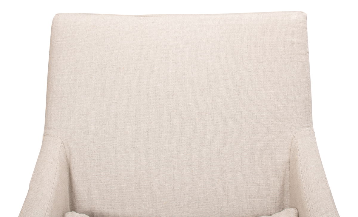 Skirted Arm Chair, by Sarreid, 2'4" length x 2' width x 3'5" height View 3