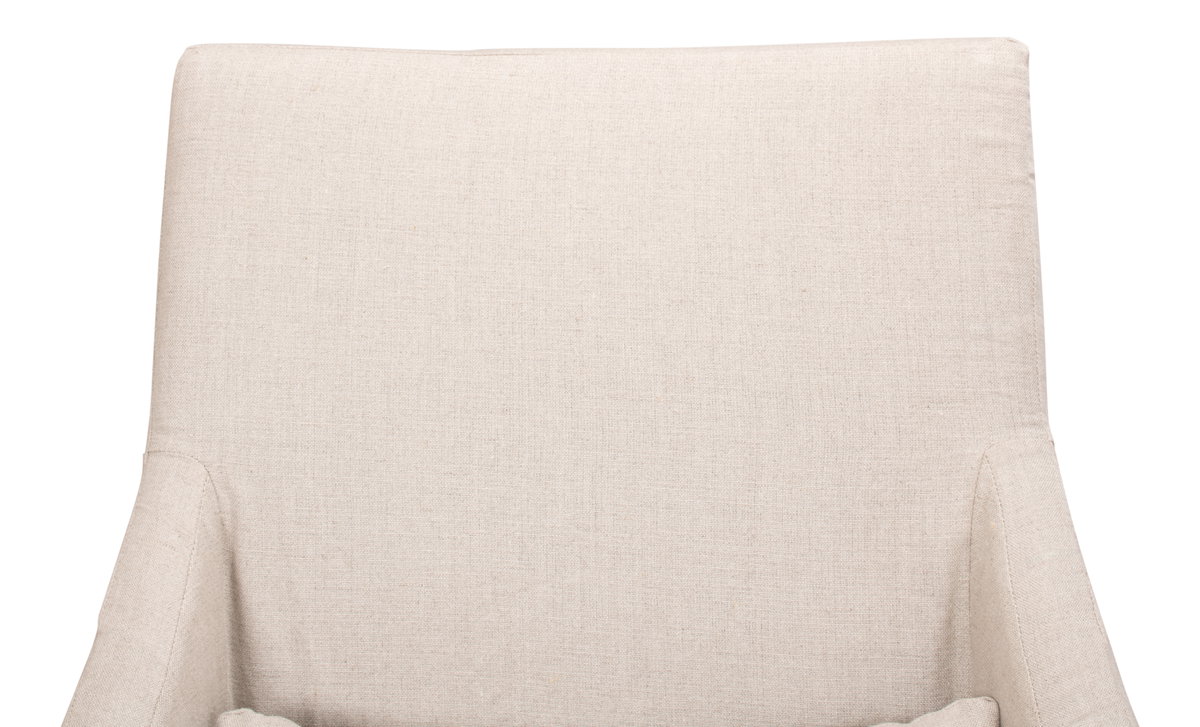 Skirted Arm Chair, by Sarreid, 2'4" length x 2' width x 3'5" height View 3