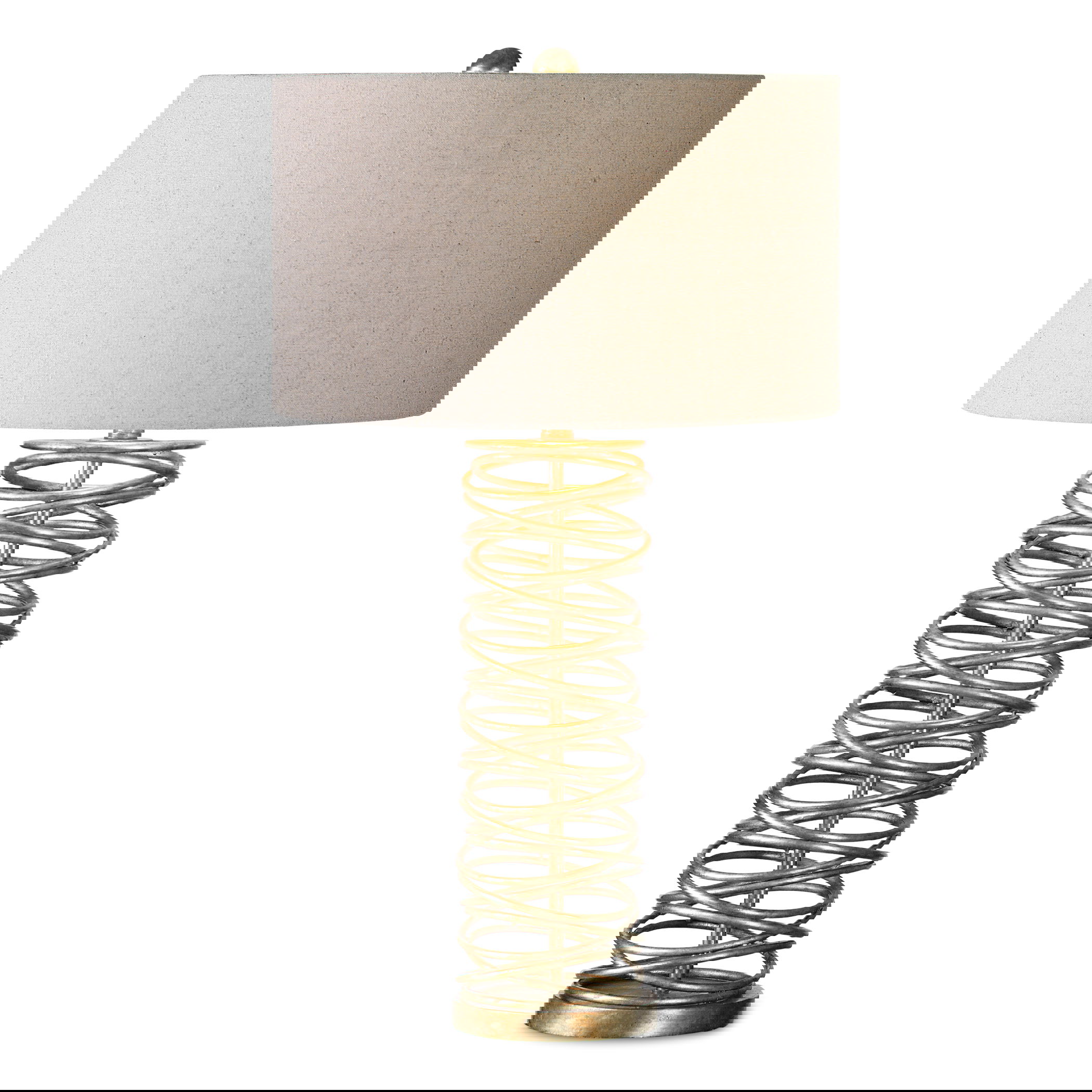 Amarey Metal Ring Table Lamp large image 
