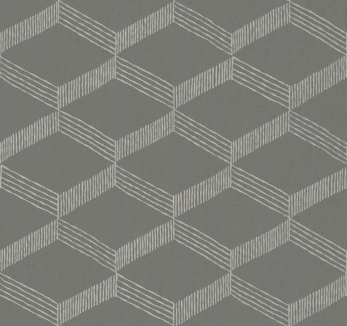 Palisades Paperweave Grey & White Wallpaper