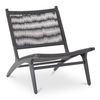 Palma Outdoor Lounge Chair Black, Accent Chair by Moe's Home, 25.5" width x 31" height x 35" depth thumbnail 2