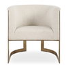 Bellina Plush Barrel Chair, Accent Chair by Uttermost, 28" width x 31" height x 29" depth thumbnail 1