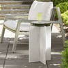 Olina Marble Outdoor Accent Table, Outdoor Table by Uttermost, 1'2" width x 1'10" height x 1'2" depth thumbnail 2