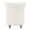 Ingel White Wingback Armchair, Furniture by Uttermost, 33" width x 39.5" height x 34" depth thumbnail 6