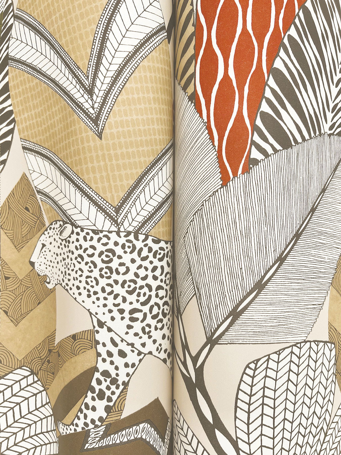 Namiri Ochre Wallpaper large image 