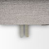 Halston 6 Piece (with 2 x Ottoman) Light Grey Double Chaise Sofa Set thumbnail 6