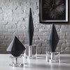 Alize Black Sculptures Set/3, Figurines & Statue by Uttermost, 3.5" width x 14" height x 3.5" depth thumbnail 2