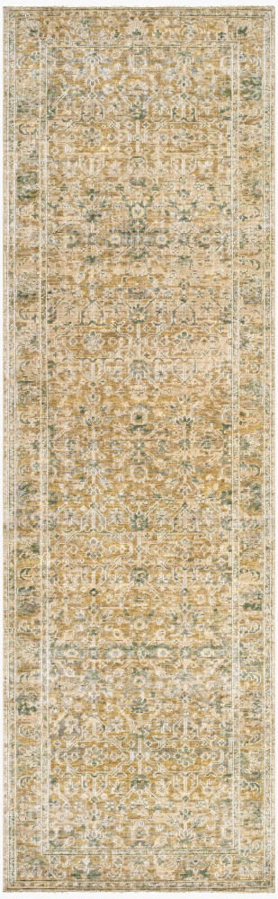 Renaissance Handmade Rug, by Surya, 9'10.11" length x 2'11.04" width