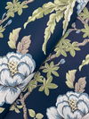 Courtyard Botanical Navy Wallpaper thumbnail 3
