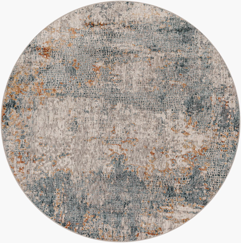 Cardiff Machine Woven Rug, by Surya, 5'2.99" length x 5'2.99" width