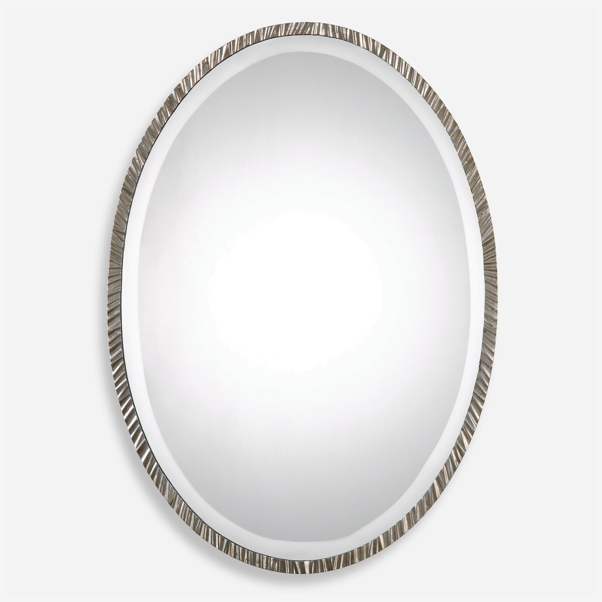 Annadel Oval Wall Mirror, by Uttermost, 20" width x 28" height x 1" depth View 1