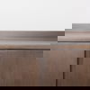 Lillie Medium Brown Wood 4 Door Tray Top Sideboard thumbnail 8