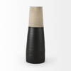 Garand Large 18.8H Two-Toned Black/Natural Ceramic Jug, Decorative Jar by Mercana, 7" length x 6" width x 16" height thumbnail 5