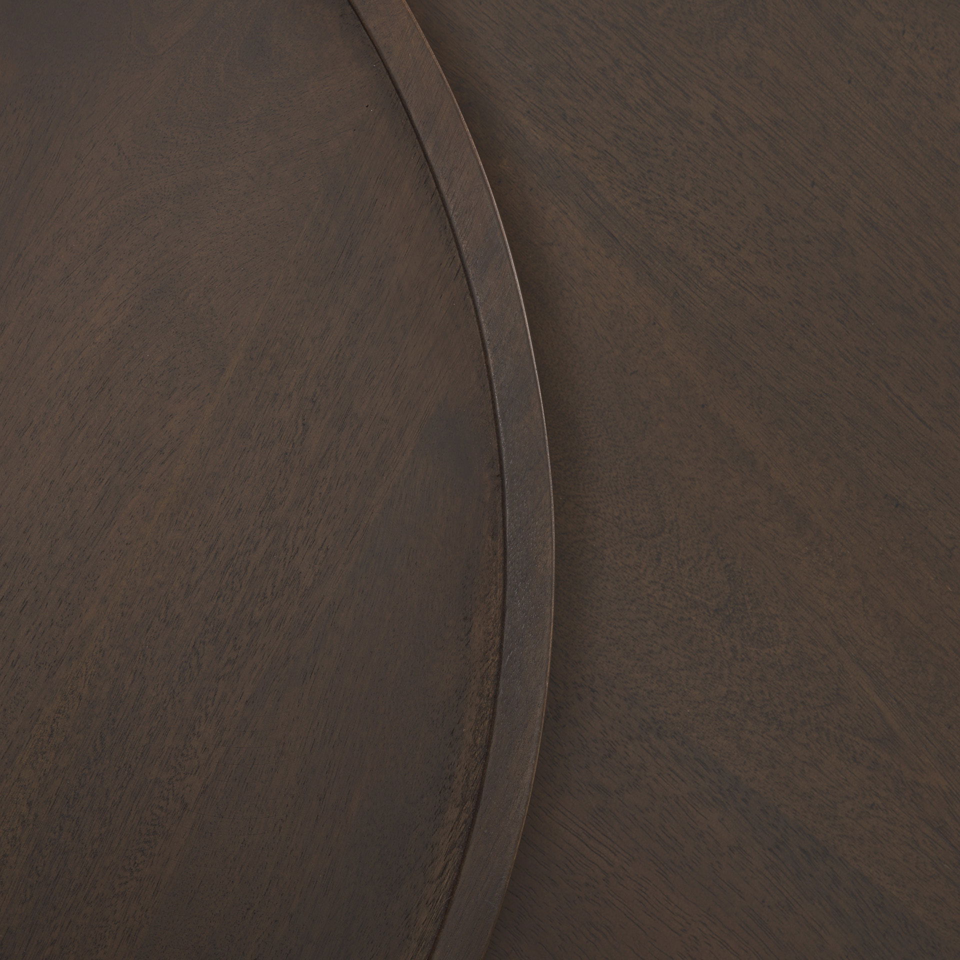 Takoda Dark Brown Wood Tapered Drum Nesting Coffee Tables large image 