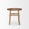 Rosie Large Brown Wood End Table thumbnail 1