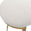 Infinity Gold Accent Stool thumbnail 6