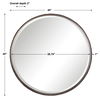 Ada Round Steel Mirror thumbnail 2