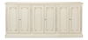 Bellagio Sideboard,96', White/White, Cabinets & Sideboard by Sarreid, 96" length x 15" width x 43" height thumbnail 2