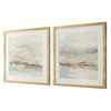 So Golden Abstract Landscape Prints Set/2, Art by Uttermost, 29.5" width x 29.5" height x 1.5" depth thumbnail 4