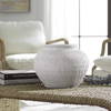 Floreana Round White Vase, by Uttermost, 12" width x 9" height x 12" depth thumbnail 5