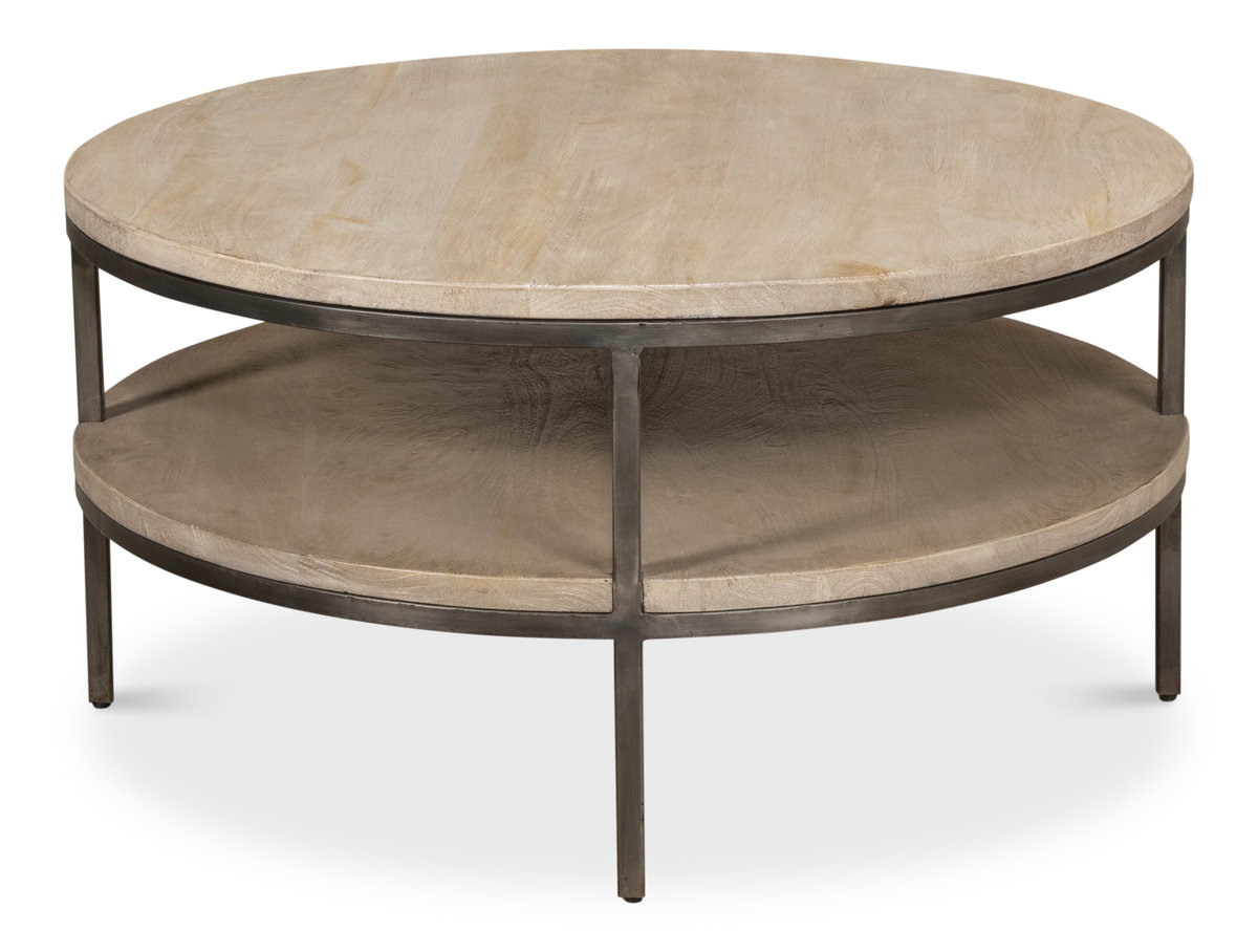 De Stiol Coffee Table, by Sarreid, 2'11" length x 2'11" width x 1'6" height View 9