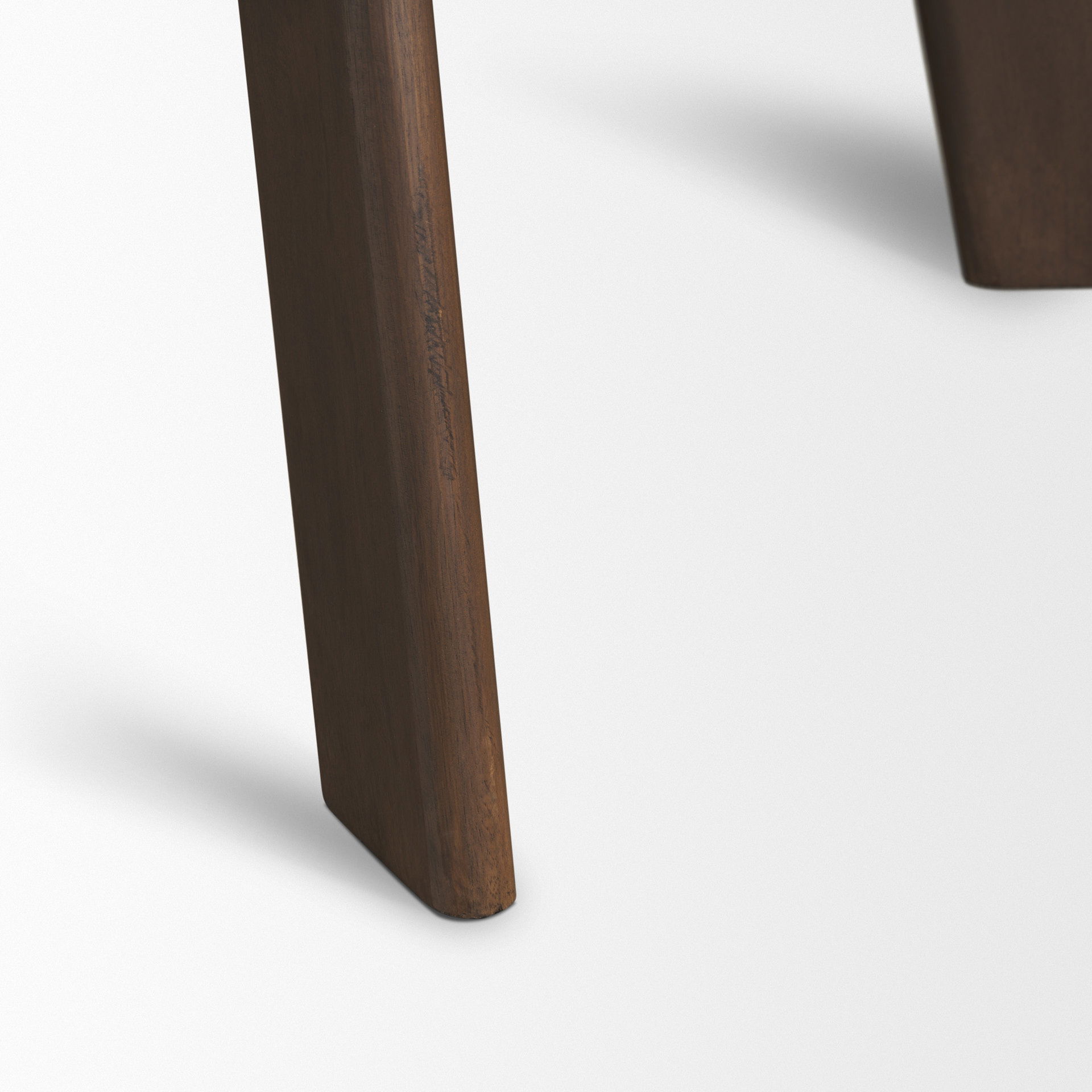 Welborn 84' Dark Brown Wood Rectangular Dining Table, by Mercana, 84" length x 42" width x 30" height View 10