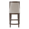 Purcell Leather Counter Stool, Counter & Bar Stool by Uttermost, 19" width x 40" height x 22" depth thumbnail 6