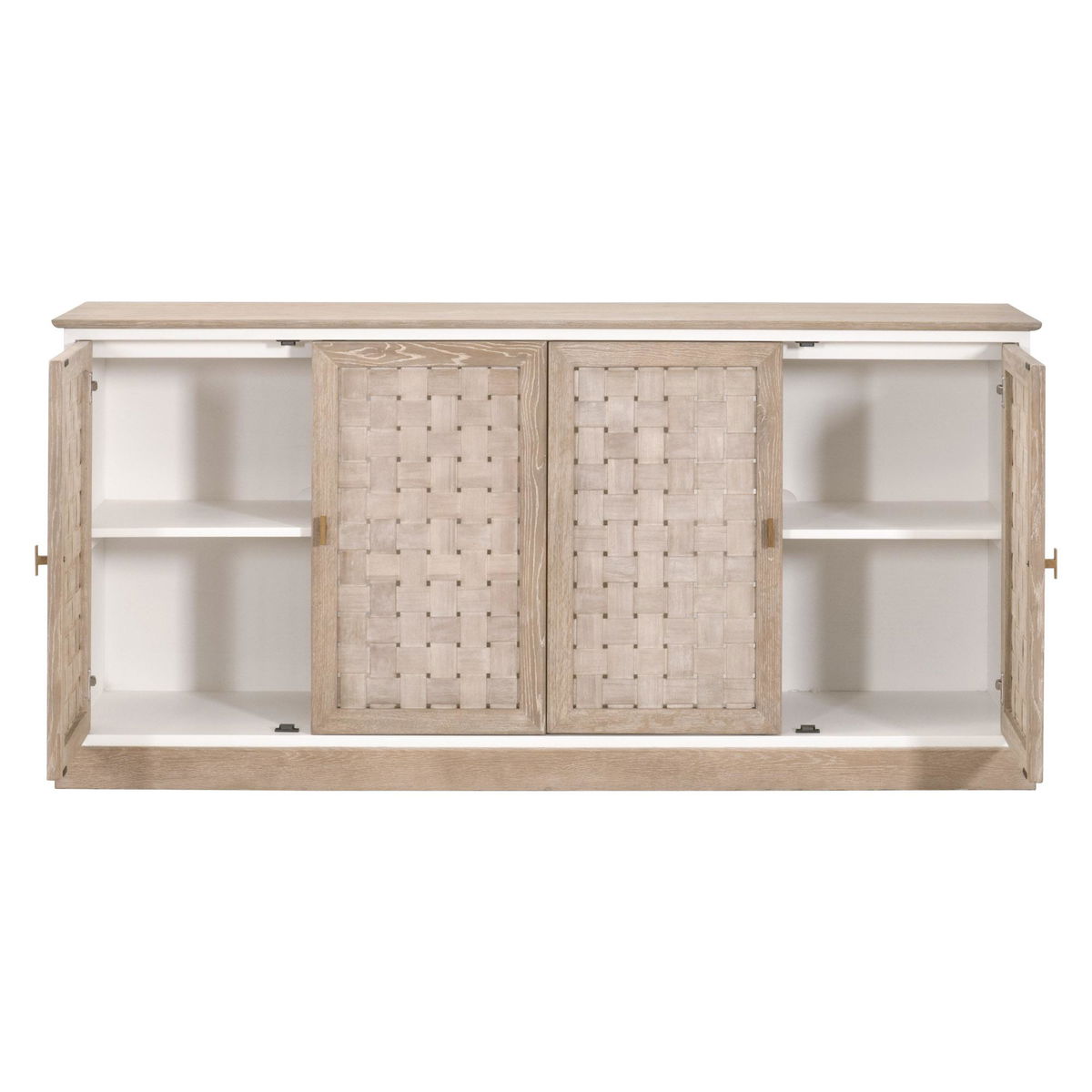 Weave Media Sideboard, Cabinets & Sideboard by Essentials for Living, 74" width x 35.5" height x 18.5" depth View 2