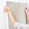 Wide Wooden Planks Grey & Black Wallpaper thumbnail 6