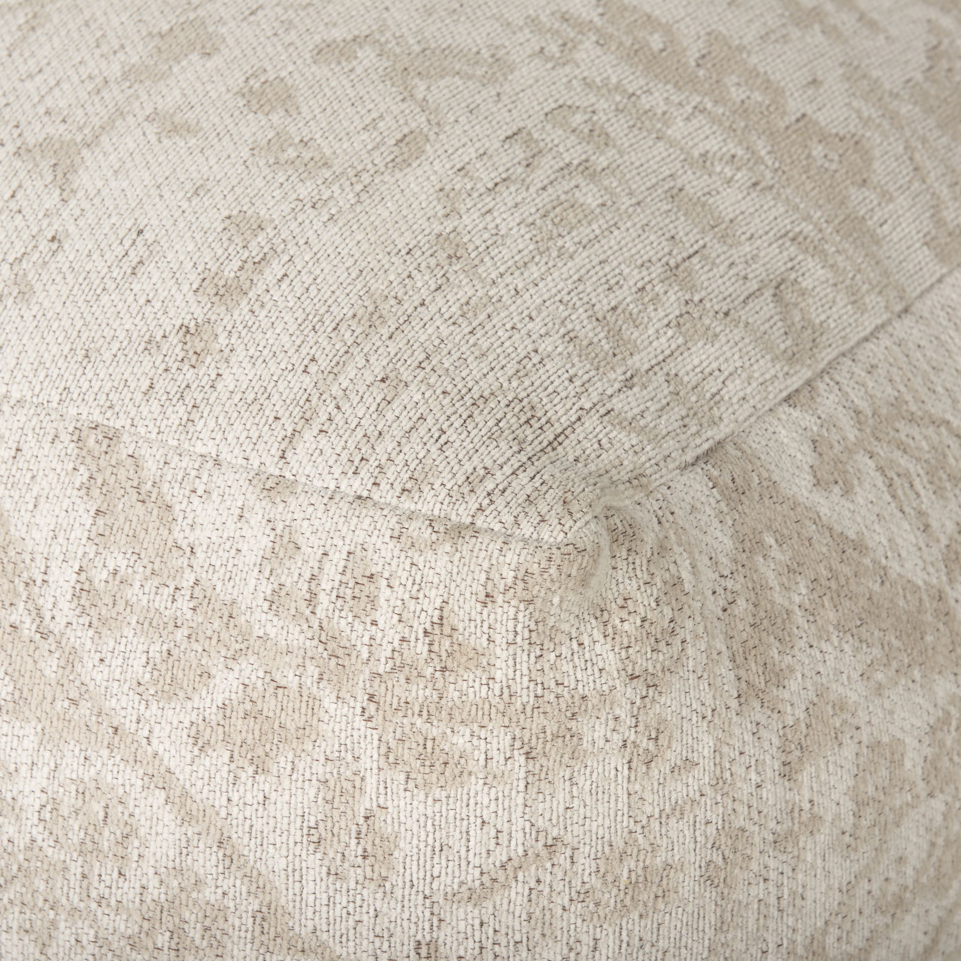 Khloe Large Cream Pouf large image 