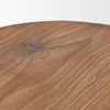 Tahlia Round Natural Brown Wood with Angled Legs Stool thumbnail 5