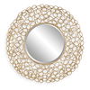 Swirl Round Gold Mirror thumbnail 0