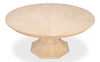 Giselle Jupe Table,Med,Bleached Oak, Dining Table by Sarreid, 55" length x 55" width x 30" height thumbnail 11